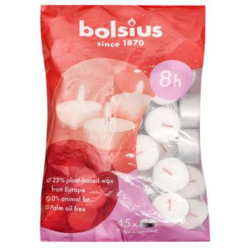 Свечи-таблетки Bolsius 8г*45шт - купить, цены на КОСМОС - фото 1