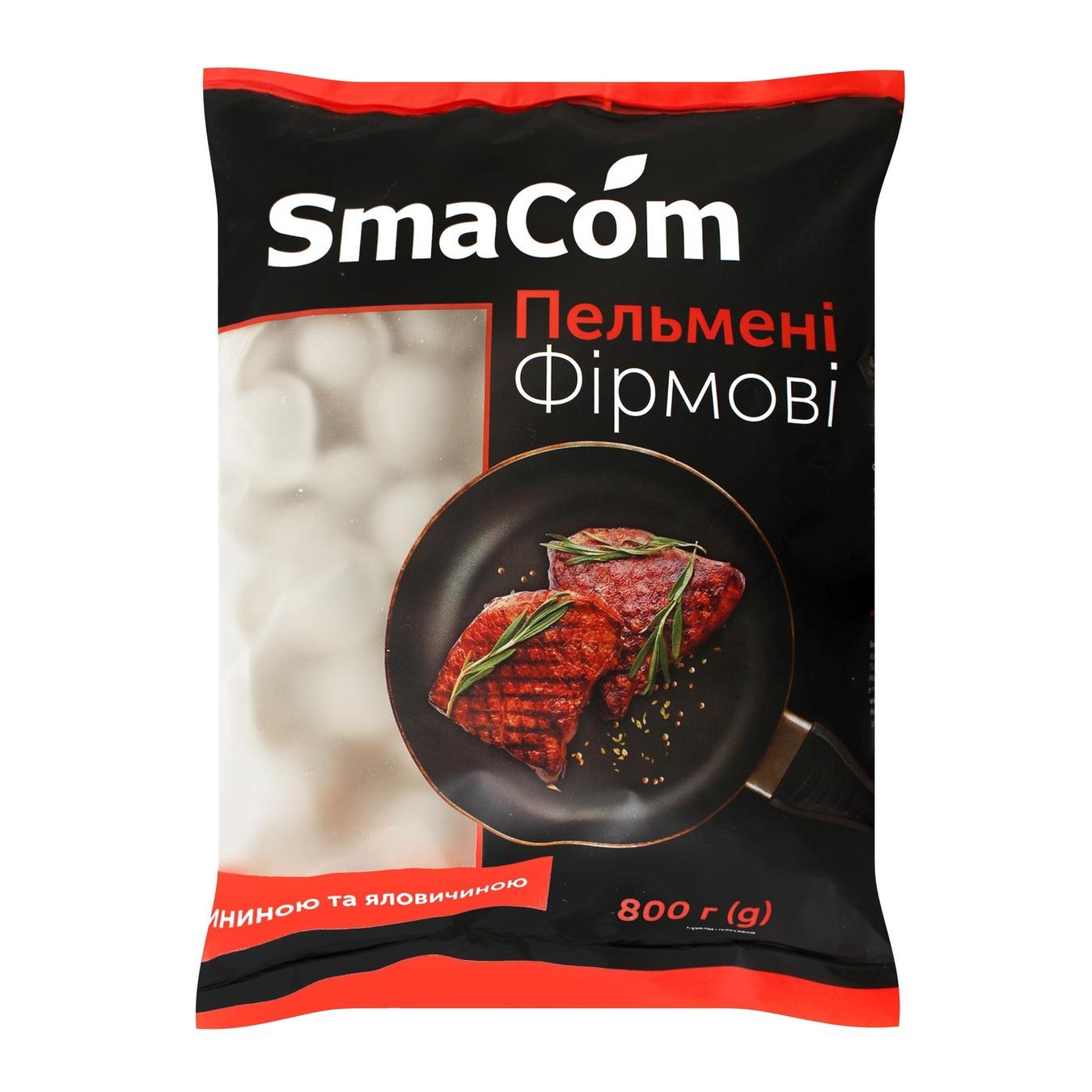 

Пельмени SmaСom фирменные со свининой и говядиной 800г