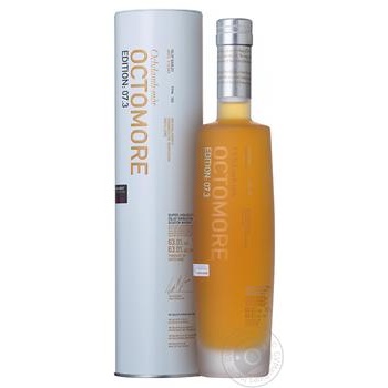 Віскі Bruichladdich Octomore 7.3 Islay Barley 0,7л тубус х6 купити, ціни на МегаМаркет - фото 1