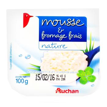 Auchan Cream Mousse Covered Cheese - buy, prices for Auchan - photo 1