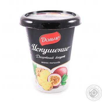 Dolce spokusa pineapple and passion fruit yogurt 2.5% 300g - buy, prices for NOVUS - photo 2