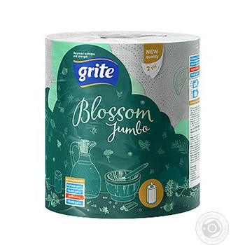 Рушники Blossom паперові Jambo 1 рул х10 купити, ціни на МегаМаркет - фото 1
