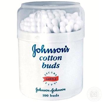 Cotton sticks Johnsons baby 100pcs - buy, prices for MegaMarket - photo 1