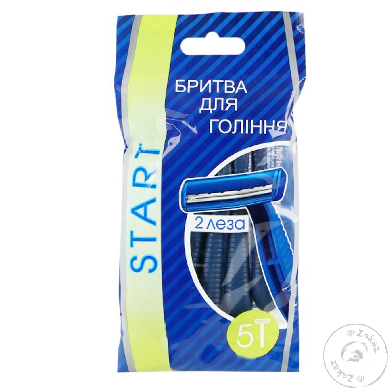 

Станок для бритья Start одноразовый для мужчин 5шт