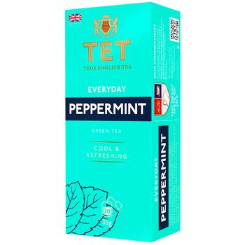 ТЕТ Every Day Peppermint Green Tea 2g*20pcs - buy, prices for - photo 1