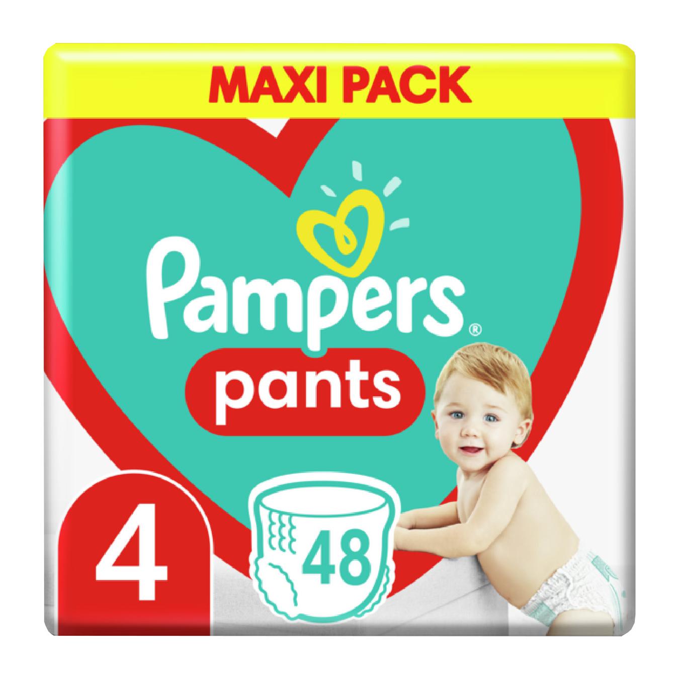 

Подгузники-трусики Pampers Pants Maxi 4 детские 9-15кг 48шт