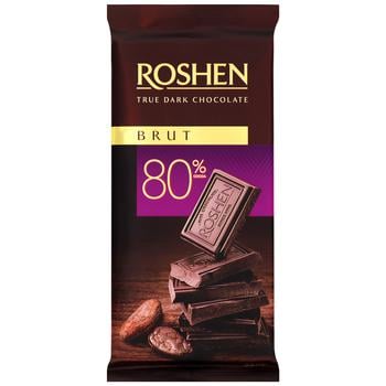 Шоколад чорний Roshen Брют 80% 90г - купити, ціни на Auchan - фото 4