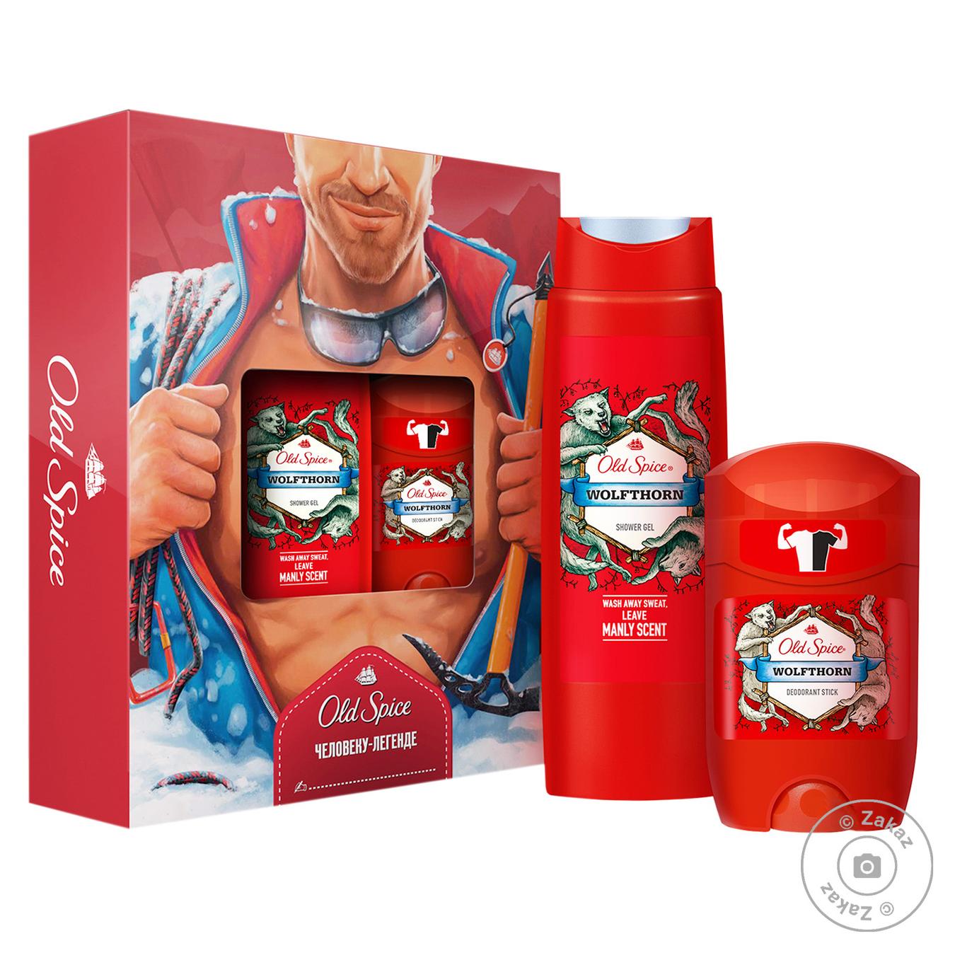 

Набор Old Spice Wolfthorn Дезодорант 50мл+Гель для душу 250мл шт