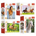 Пазл Trefl Мир лошадей 54 мини элемента
