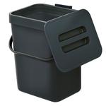 Відро для сміття MVM BIN-11 навісне антрацит 3л