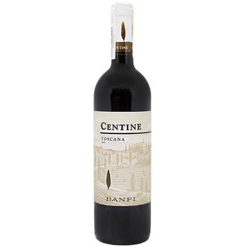 Вино Banfi Centine Toscana IGT Rosso червоне сухе 13,5% 0,75л
