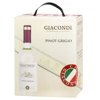 Giacondi Pinot Grigio White Semi-Dry Wine 12% 3l