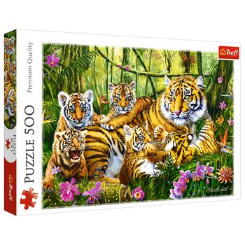 Trefl 500 Family of Tigers Puzzle - buy, prices for - photo 1