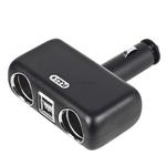 Pulso Cigarette Lighter Extension With 2 Outputs And 2 USB 2400mA SC-2004