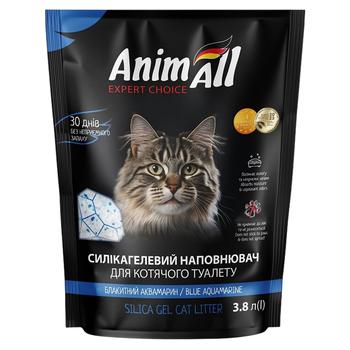 Наповнювач гігієнічний AnimAll для котів силікагелевий 3,8л - купити, ціни на MasterZoo - фото 1