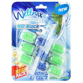 Wellnax Pine Toilet Block 3pcs*57g - buy, prices for NOVUS - photo 1