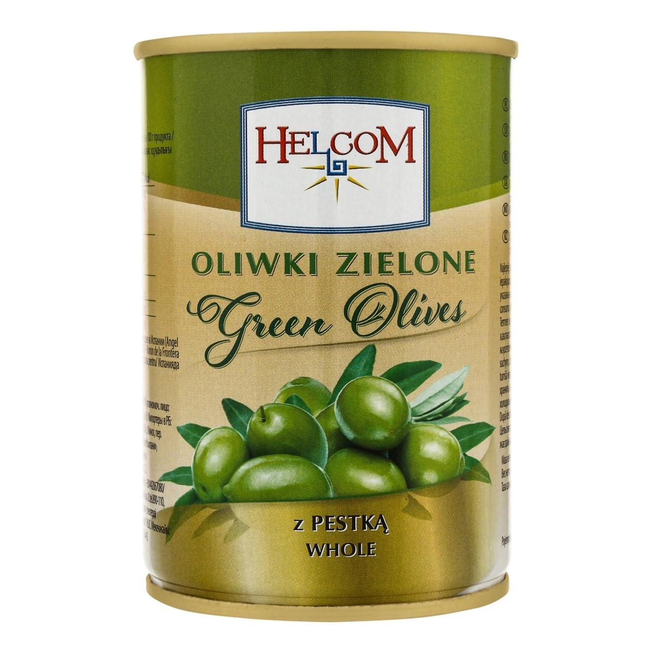 

Оливки Helcom зеленые с косточкой 0,3л