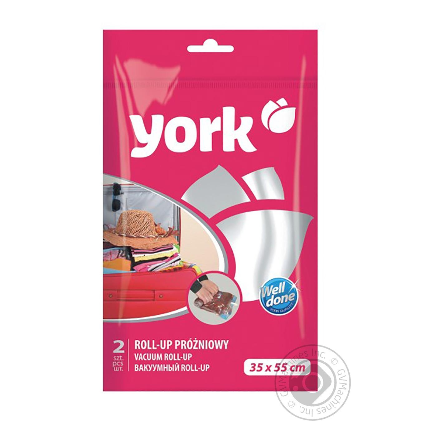 

Чехол вакуумный York rool-up для хранения одежды 35х55см