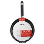 Vinzer Stone Induction Line Pancake Frying Pan 24cm