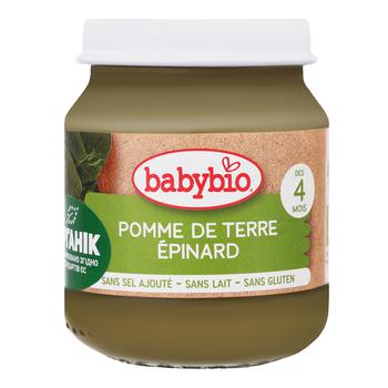 Пюре Babybio органическое из картофеля и шпината 130г - купить, цены на КОСМОС - фото 1