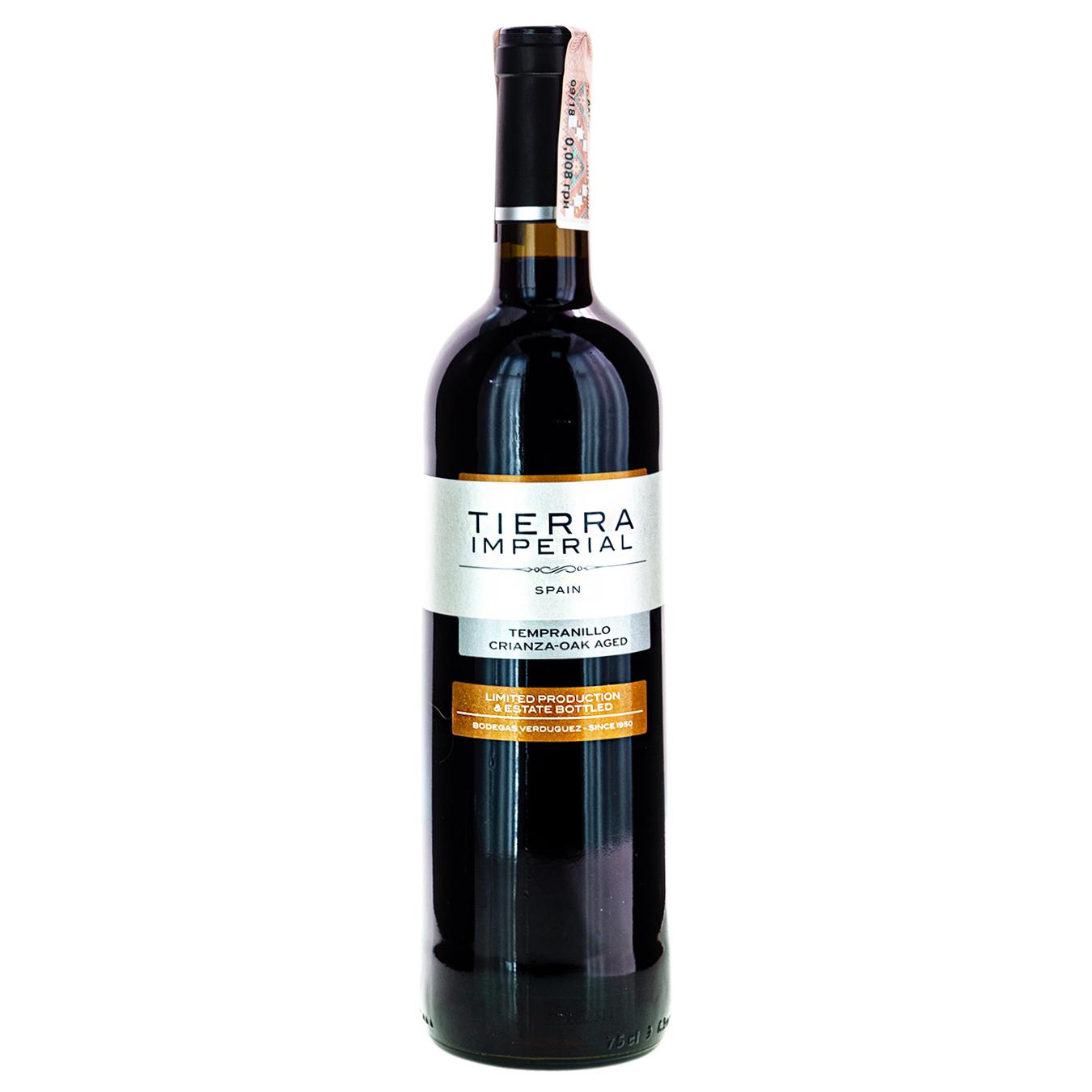

Вино Tierra Imperial Crianza красное сухое 9-13% 0,75л