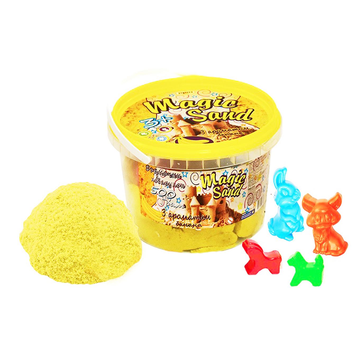 

Игрушка Strateg кинетический песок с ароматом банана 500г