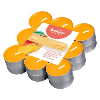 Bolsius True Scents Mango Candles-Tablets 4g x 18pcs