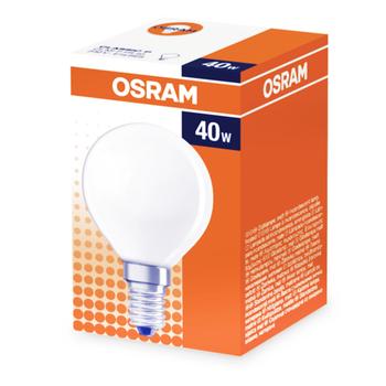Лампа розжарювання Osram 40Вт, Е14, матова - купити, ціни на - фото 1