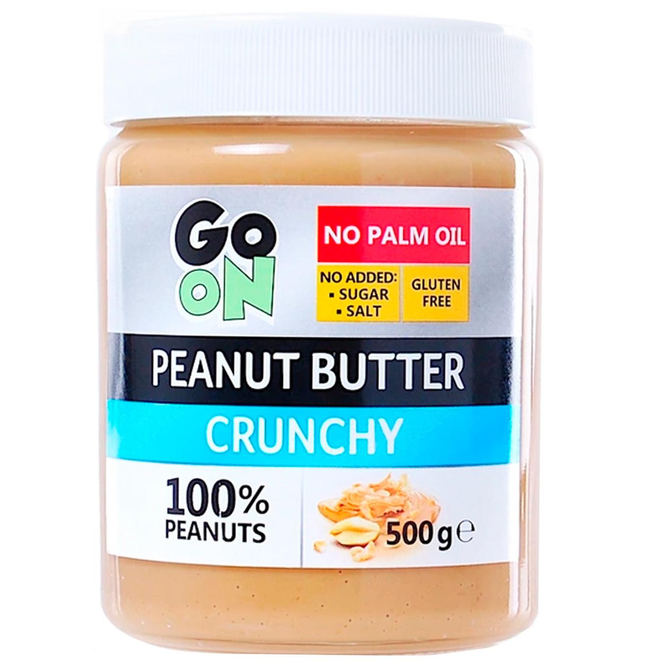 

Паста арахисовая Go On Nutrition хрустящая с кусочками орехов 500г