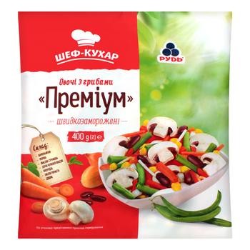 Rud frozen vegetables and mushrooms 400g - buy, prices for NOVUS - photo 1