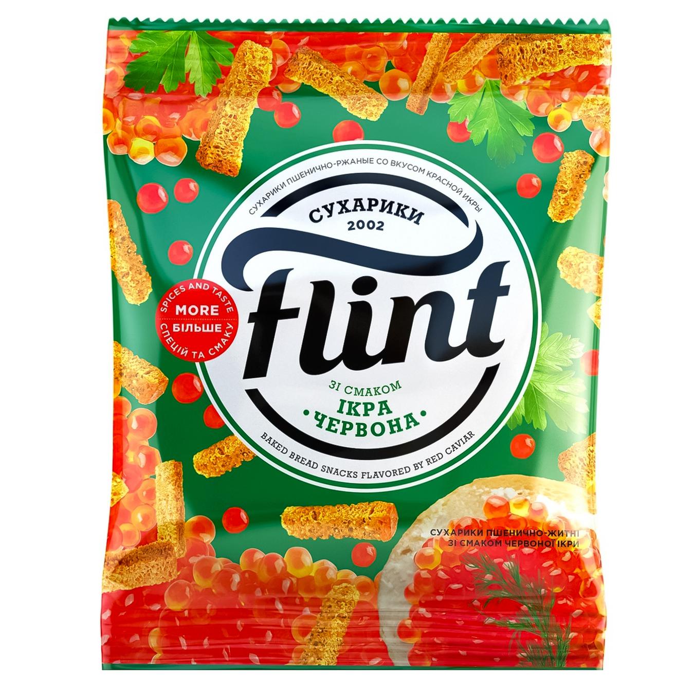 

Сухарики Flint со вкусом красной икры 70г