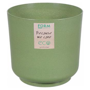 Form-plastic Satina Pot with Stand Malachite Green 17cm - buy, prices for - photo 1