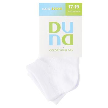 Шкарпетки дитячі Duna р.10-12 білий - купити, ціни на NOVUS - фото 1
