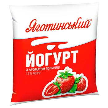 Йогурт Яготинский клубника 1,5% 400г - купить, цены на METRO - фото 2