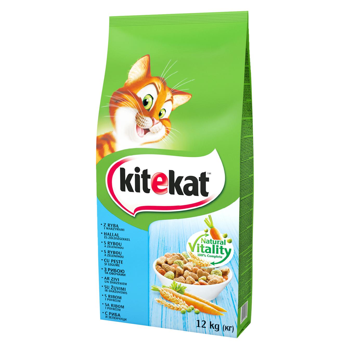 

Корм Kitekat с овощами для кошек весовой