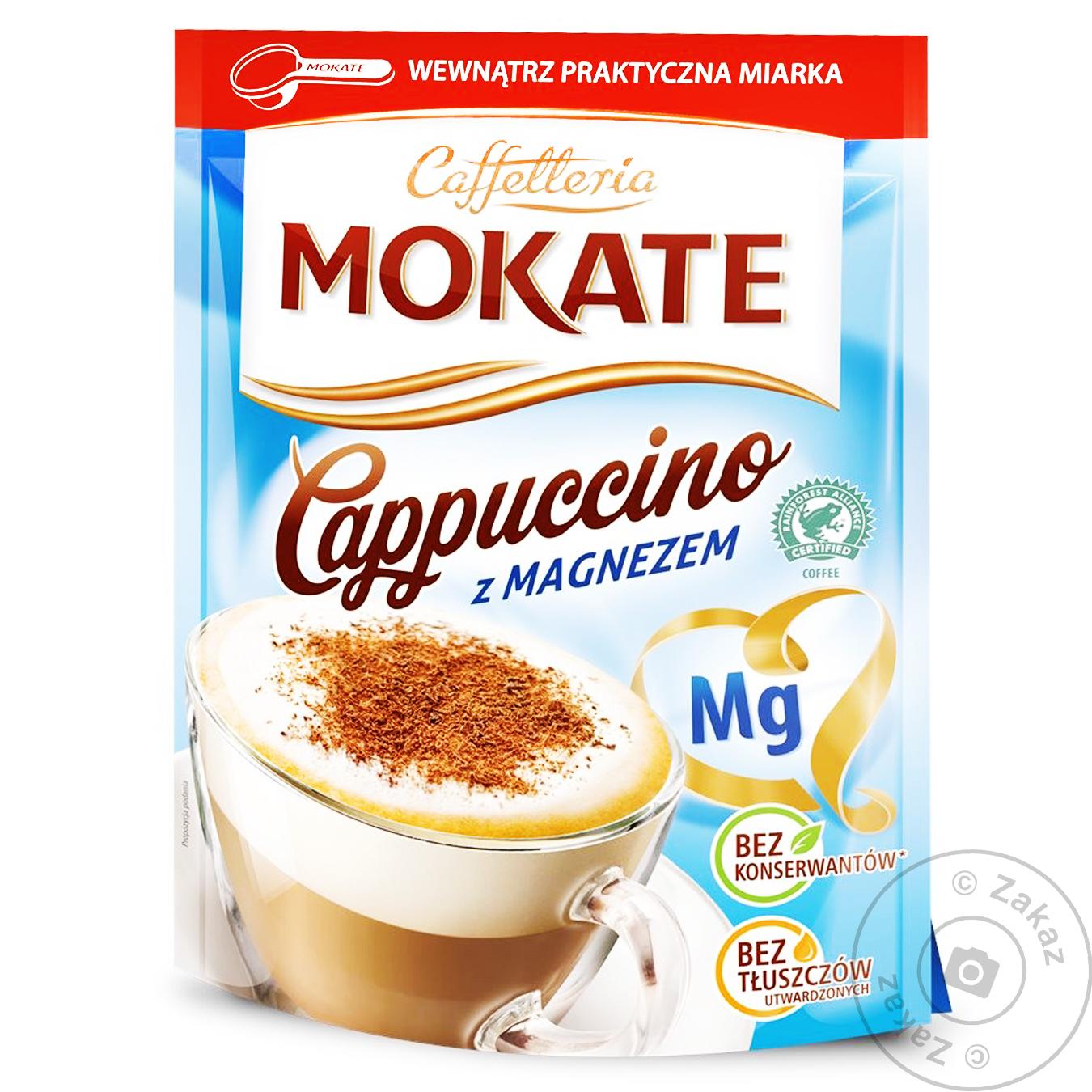 

Напиток кофейный Mokate Капучино + Магний растворимый 110г
