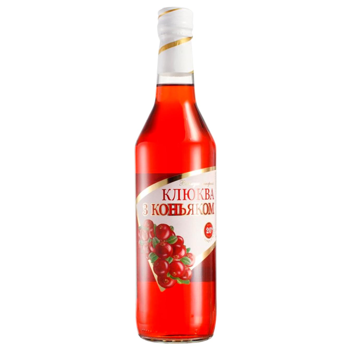 

Вермут Вдала клюква с коньяком 20% 0.5л