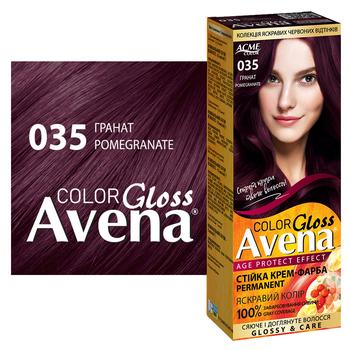 Крем-фарба для волосся стійка AVENA Gloss Color 035 Гранат - купити, ціни на Таврія В - фото 2