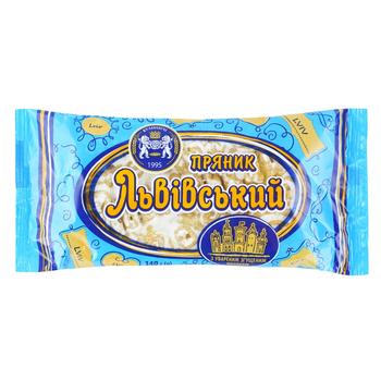Пряник Кулиничи Львовський с уваренным сгущенным молоком 140г - купить, цены на NOVUS - фото 1
