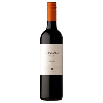 Вино Chakana Andean W. Malbec червоне сухе 13,5% 0,75л - купити, ціни на WINETIME - фото 1