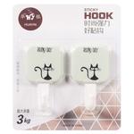 Набор крючков Кот 2шт 8880