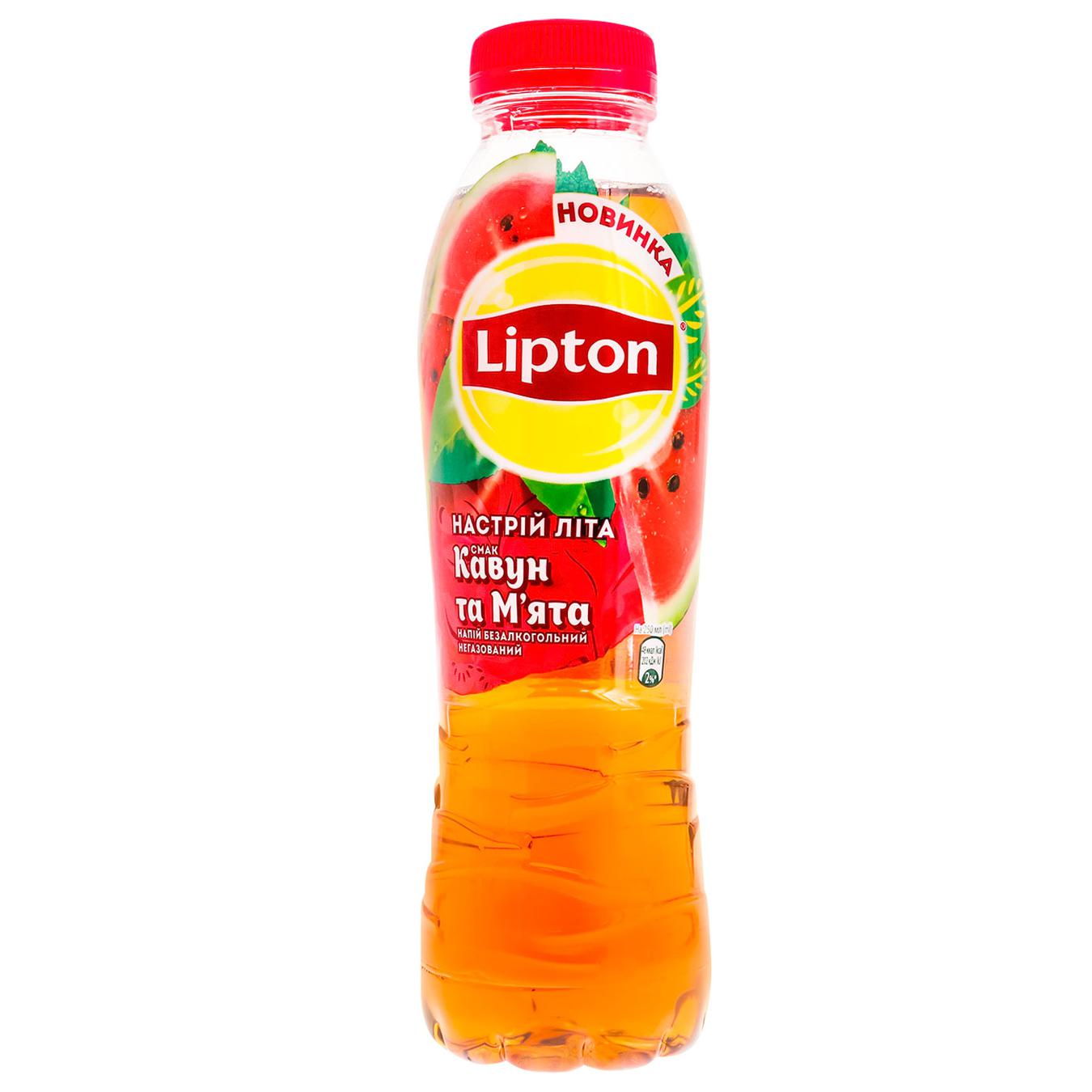 

Чай холодный Lipton черный со вкусом арбуза и мяты 0,5л