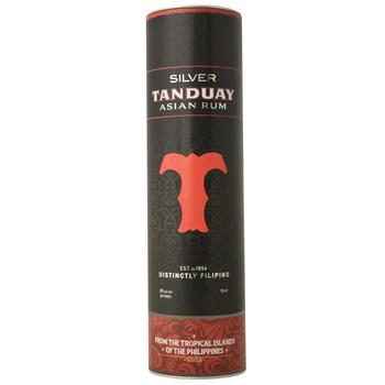 Ром Tanduay Asian Rum Silver 40% 0,7л тубус - купить, цены на AlcoHub - фото 3