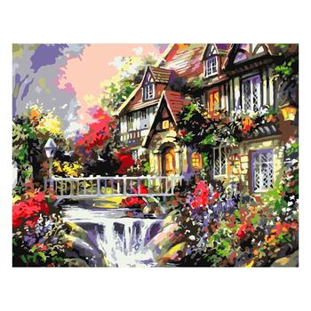 Strateg House by the River with Lacquer and Level Set for Painting by Numbers 40х50cm - buy, prices for Tavria V - photo 1