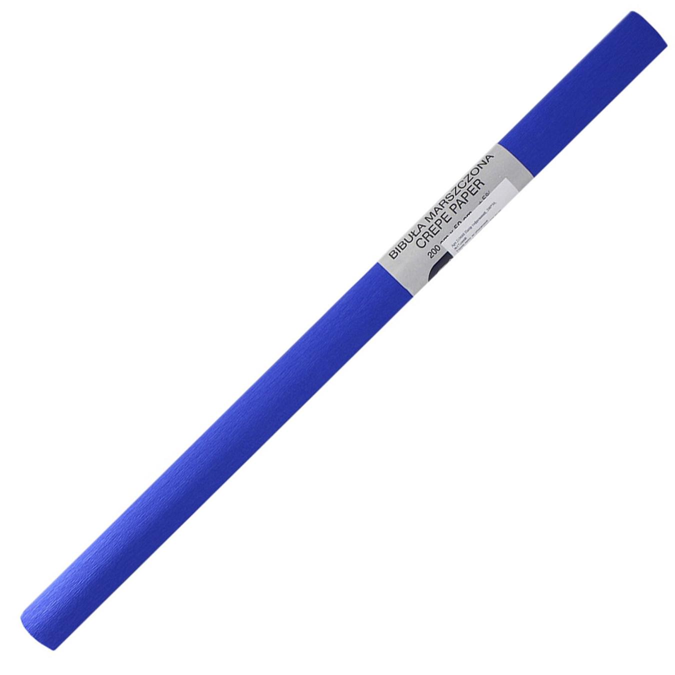 

Бумага гофрированная синий 200x50см №17