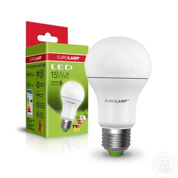 Лампа EUROLAMP LED A70 15W E27 4000K купити, ціни на МегаМаркет - фото 1