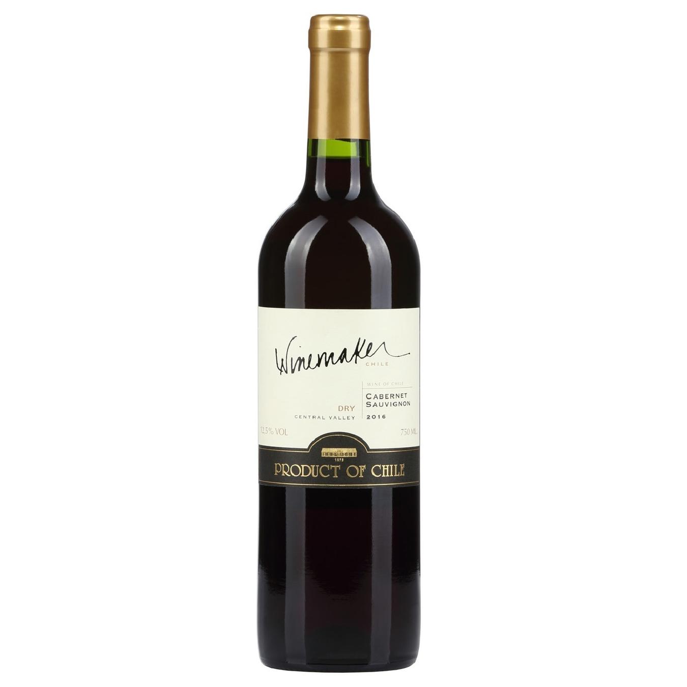 

Вино Winemaker Cabernet Sauvignon красное сухое 13% 0,75л