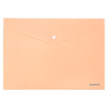 Axent Pastelini А4 Folder on Button Peach 1412-42-A