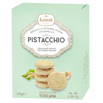 Печенье Lenzi Pistacchio с фисташкой 150г - купить, цены на NOVUS - фото 1