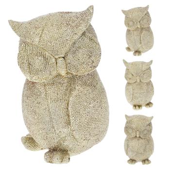 Koopman Owl Decorative Figurine 7.5x7.5x12cm in Assortment - buy, prices for NOVUS - photo 1